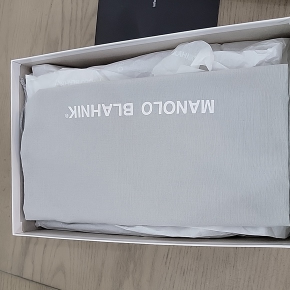 Manolo Blahnik Rocco Studded-Toe Sandal - Picture 15 of 16